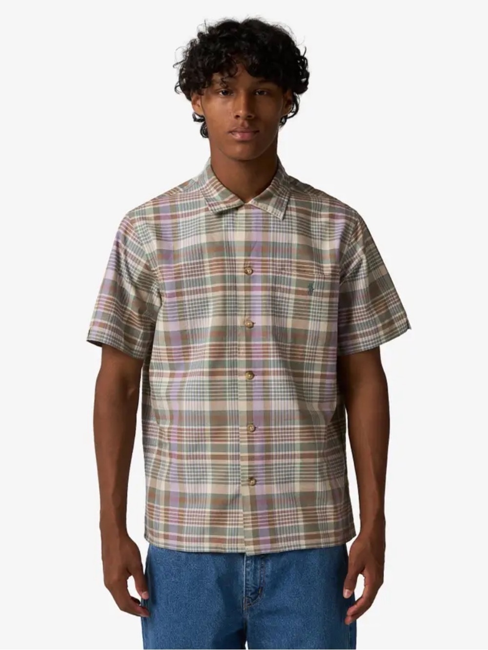 NWT POLO Ralph Lauren Plaid Oxford Camp Shirt Sz S - Picture 1 of 9